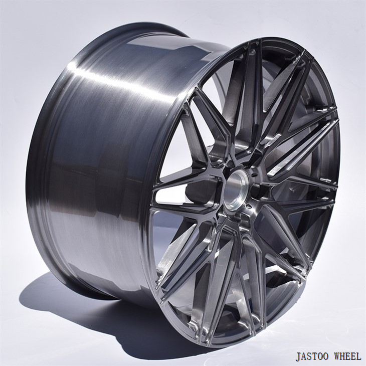 Brushed Grey 21*10/21*11 Inch Forged Aluminium Car Wheels